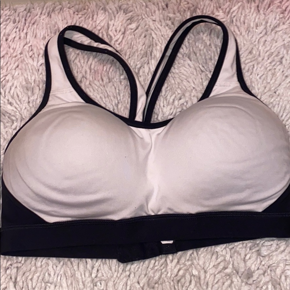 White A12 champion Sports bra